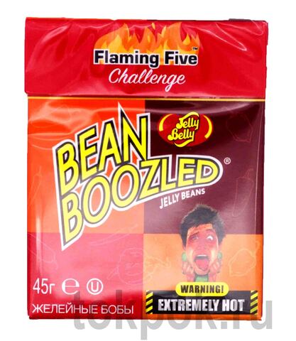 Драже Жевательное Jelly Belly BeanBoozled Flaming Five версия, 45 гр