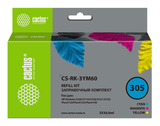 Заправочный набор Cactus CS-RK-3YM60 №305 Набор 3x30мл для HP DeskJet 2710, 2120, 2721, 2722