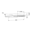 Kludi 64 880 9100 A-QA Верхний душ Ø250 мм, 2 режима, ½", металл