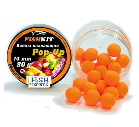 Бойлы FISHKIT POP-UP 14 мм. Тутти-фрутти