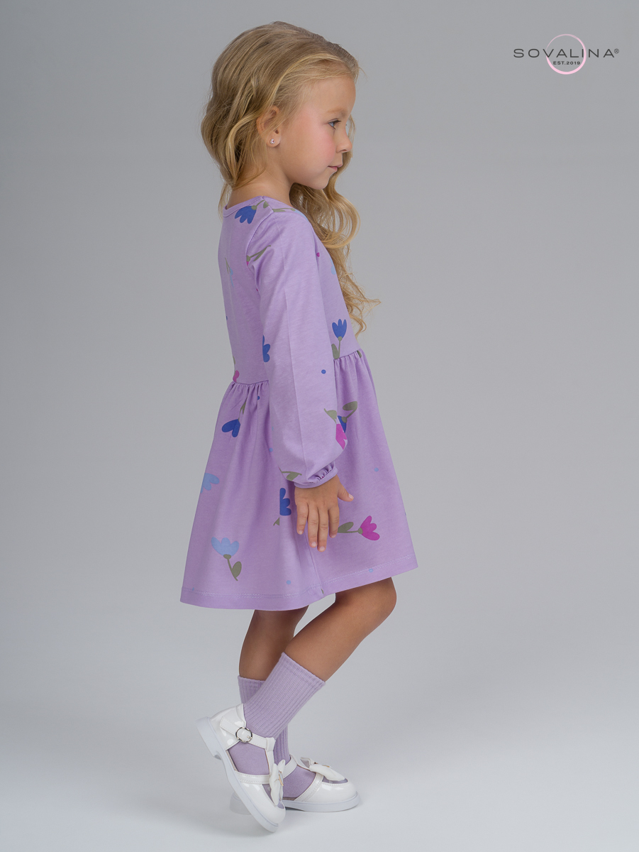 Платье Моана сиреневый колокольчик