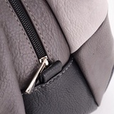 Сумка Саломея 801 мульти итальянский серо-черный