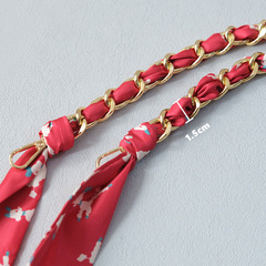 Ручка из цепочки с платком S-22