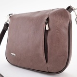 Сумка Саломея 1080 македония какао + шоколад