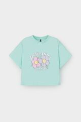 фуфайка  для девочки  КР 302696-1/зеленый ручей к541