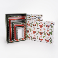 Коробка одиночная, Прямоугольник, Новогодняя пора, Ассорти, Металлик, 17*12*5,5 см, 1 шт.