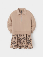 платье  для девочки  КР 5962/бежевый С074 к665