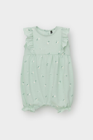 полукомбинезон  для девочки  КР 6408/пастельно-зеленый,милые цветочки к543