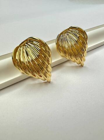 Серьги Ливиста, позолота