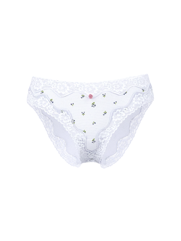 STRETCH COTTON БИКИНИ С КРУЖЕВНОЕ ТЕСЬМОЙ