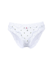 STRETCH COTTON БИКИНИ С КРУЖЕВНОЕ ТЕСЬМОЙ