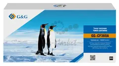 Картридж G&G GG-CF360A 508A для HP CLJ M552, M553, M577, with chip (6 000стр.), черный (замена CF360A)