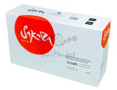 Картридж Sakura CLTC407S для Samsung, голубой, 1000 к.