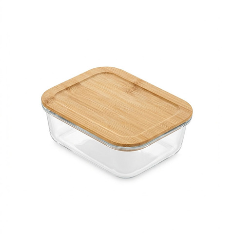 Контейнер стеклянный Fårö, прямоугольной формы, с крышкой, 640 мл
