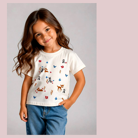 Футболка хлопок д (2-5) 260416-N586