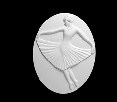 Силиконовый молд Камея