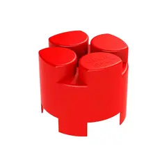 Элемент круговой 6x6x5 см для конструктора 5"