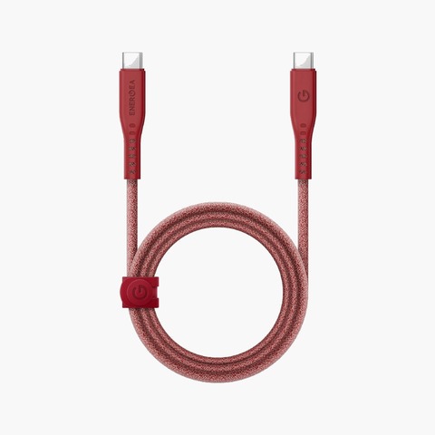 Кабель Energea Flow USB 2.0, USB-C to USB-C, 240W 1.5M, Красный | Red