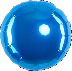 Шар F 9''/23 см, Мини-круг, Синий, 5 шт.