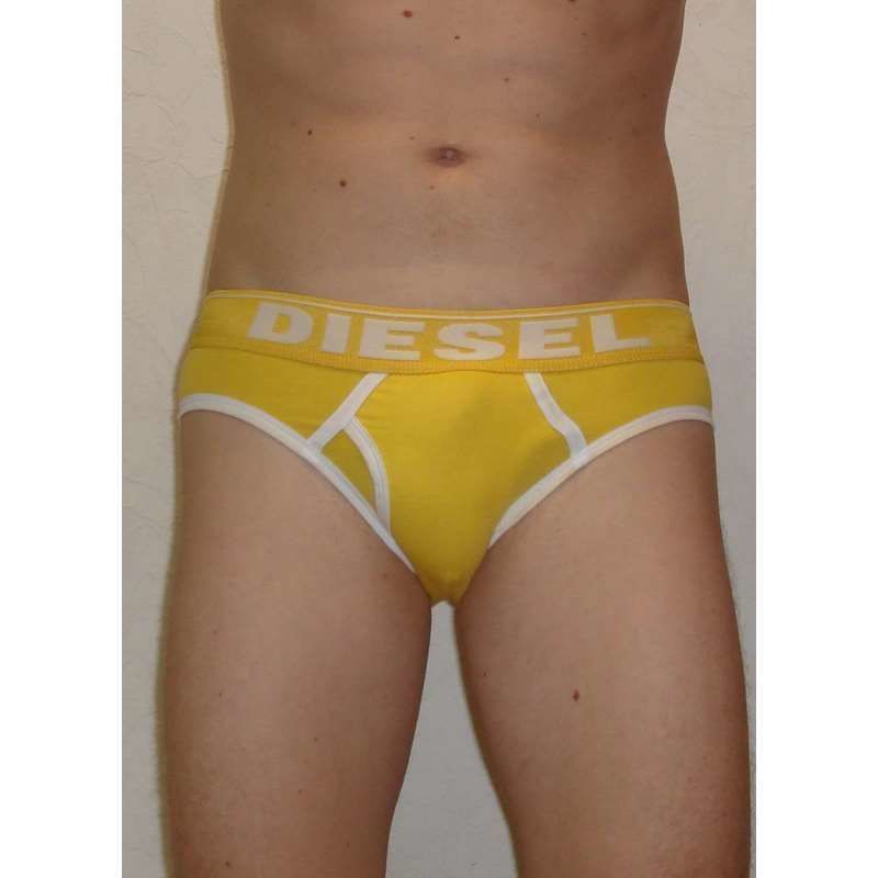 Мужские трусы брифы желтые Diesel DIS0075