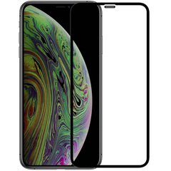 Закаленное стекло 6D с олеофобным покрытием для смартфона iPhone Xs и 11 Pro, черные рамки, G-Rhino