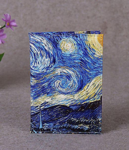 Passport üzlüyü \ обложка для паспорта \ passport holder Van Gogh