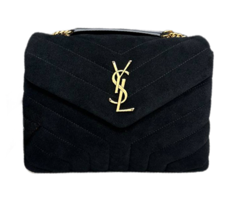 Маленькая сумка на плечо Saint Laurent Loulou черный