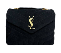 Маленькая сумка на плечо Saint Laurent Loulou черный