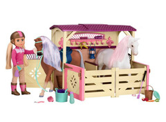 Glitter Girls Конюшня для лошадей и жеребят с аксессуарами  (GG57000)