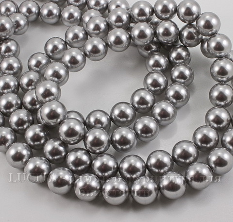 5810 Хрустальный жемчуг Сваровски Crystal Light Grey круглый 12 мм