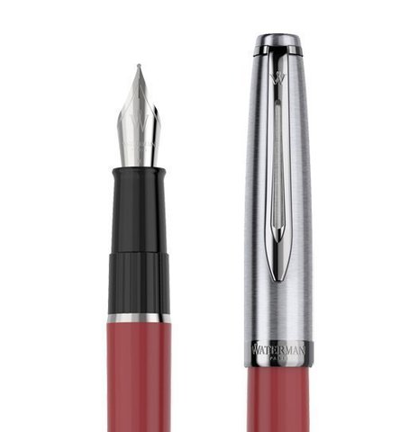 Ручка перьевая Waterman Embleme Red CT, F (2100404)