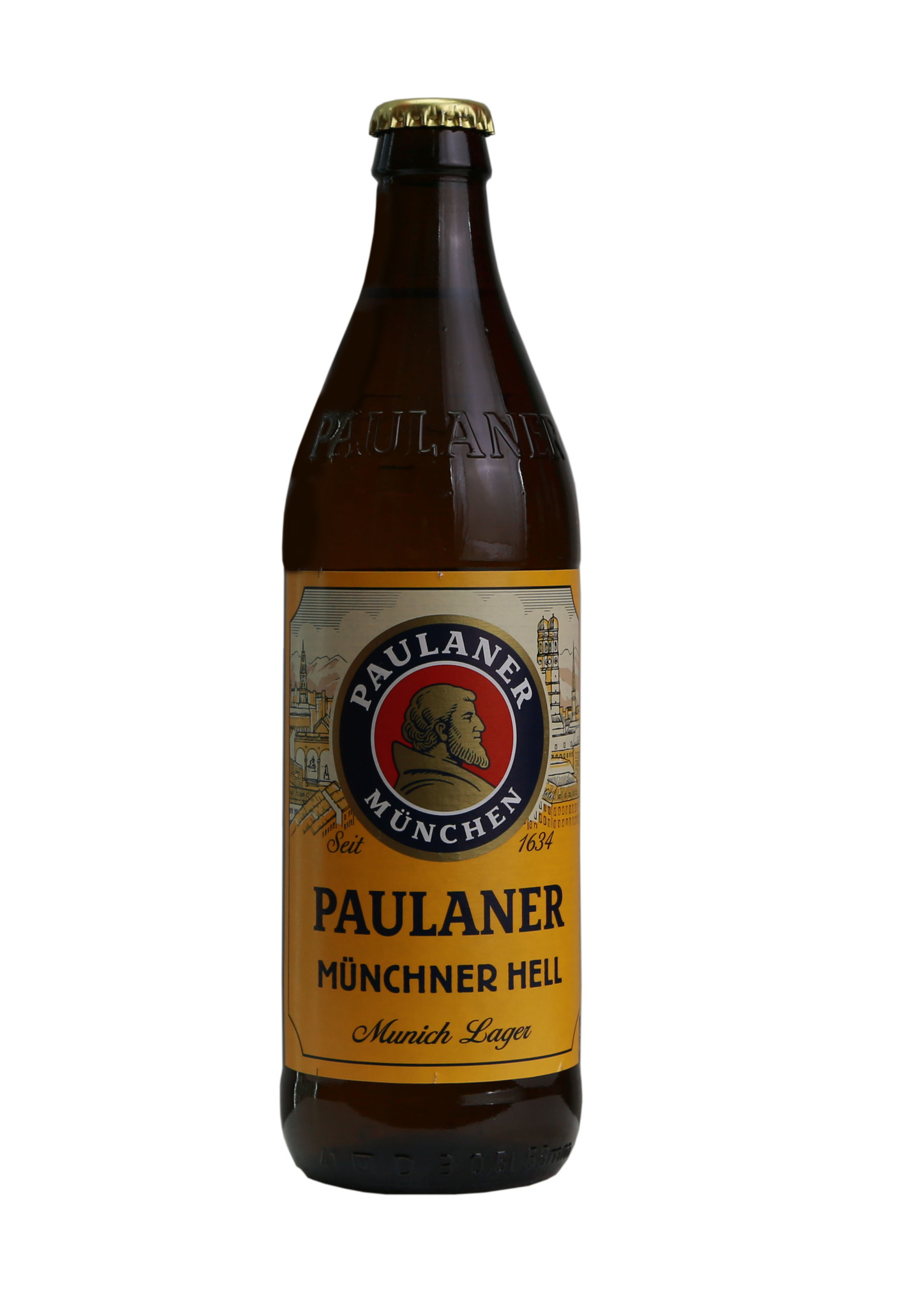 Пиво Paulaner Münchner светлое фильтрованное 0.33 л.ст/бутылка
