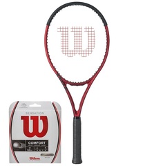 Ракетка теннисная Wilson Clash 100UL V2.0 + струны + натяжка