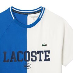 Теннисная футболка Lacoste Sport x Daniil Medvedev Ultra-Dry Tennis T-Shirt - blue/white