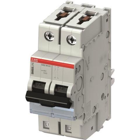 Автоматический выключатель 2-полюсный 1,6 А, тип C, 50 кА S402M-UC C1.6. ABB. 2CCS562001R1974