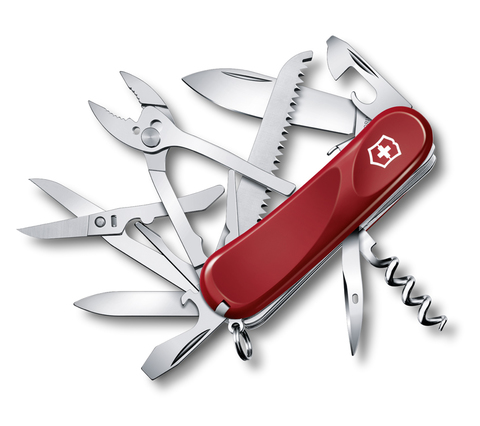 Нож Victorinox Evolution S52, 85 мм, 20 функций, красный