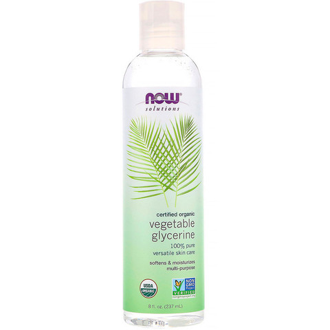 Now Foods, Solutions, органический растительный глицерин, 8 ж. унц. (237 мл)