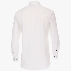 Сорочка Casamoda Comfort Fit 303425700-004 белая c цветной отделкой