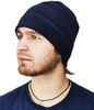 Картинка шапка Skully Wear Elastic Fleece Hat navy - 4