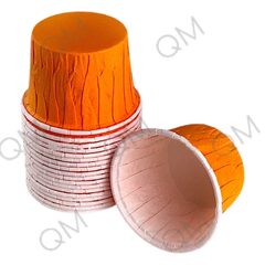 Форма бумажная "Маффин" 50*40 мм (оранжевый) 70гр