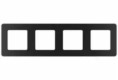 INSPIRIA Рамка 4п антрацит 673963