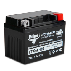 Аккумулятор Rutrike 12V/4Ah (YTX4L-BS)