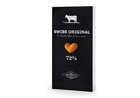Горький шоколад с миндалём Swiss Original, 100г