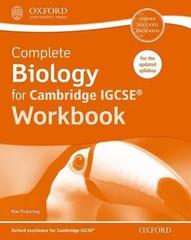Complete Biology for Cambridge IGCSE® Workbook Oxford University Press
