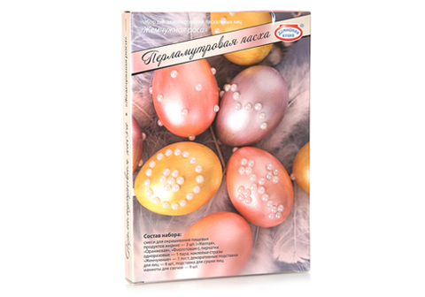 Набор для окраски яиц "Перламутровая пасха"