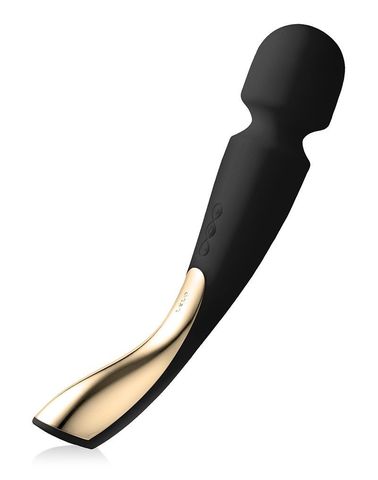 Черный вибромассажёр Lelo Smart Wand 2 Large - 30,4 см. - Lelo LEL7796