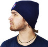 Картинка шапка вязаная Skully Wear beanie nas navy - 6