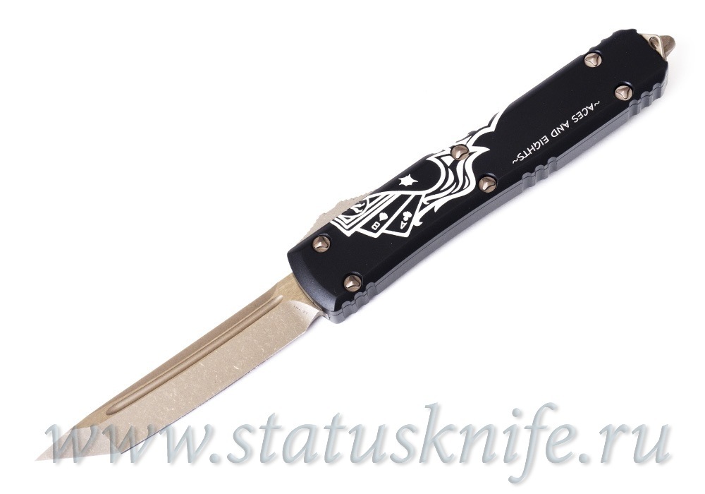 Нож Microtech Ultratech 123-13DMS Aces and Eights