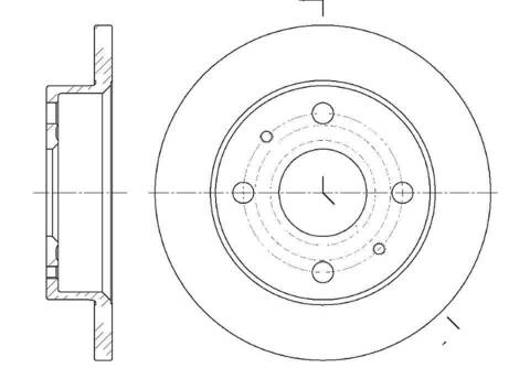 Диск тормозной G-brake  GR-01499