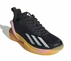 Женские теннисные кроссовки Adidas Adizero Cybersonic W Clay - black/orange/pink
